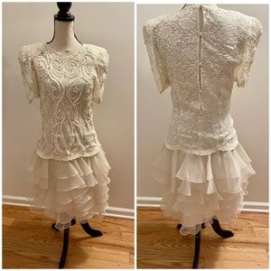 Pretty Lace and Sequined Dress.